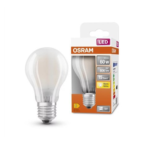 Osram Parathom Classic Filament 60 non-dim 6,5W/827 E27 bulb Osram | Parathom Classic Filament | E27 | 6.5 W | Warm White - 3